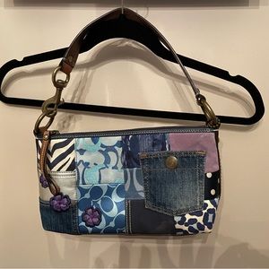 Coach denim purse